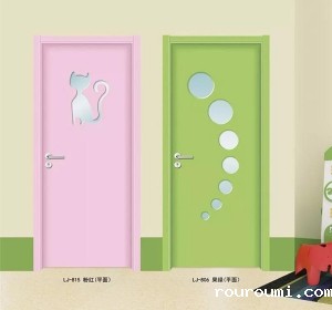 卡通室内生态门